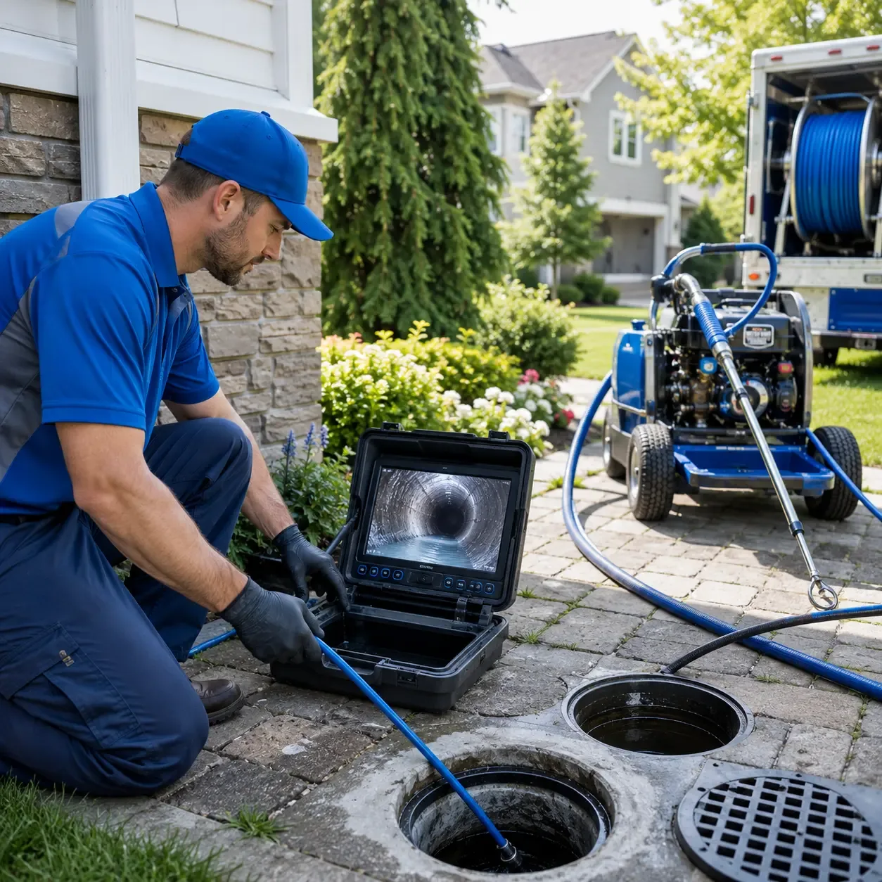 Outdoor drain cleaning professionals serving Wilkes Barre, PA